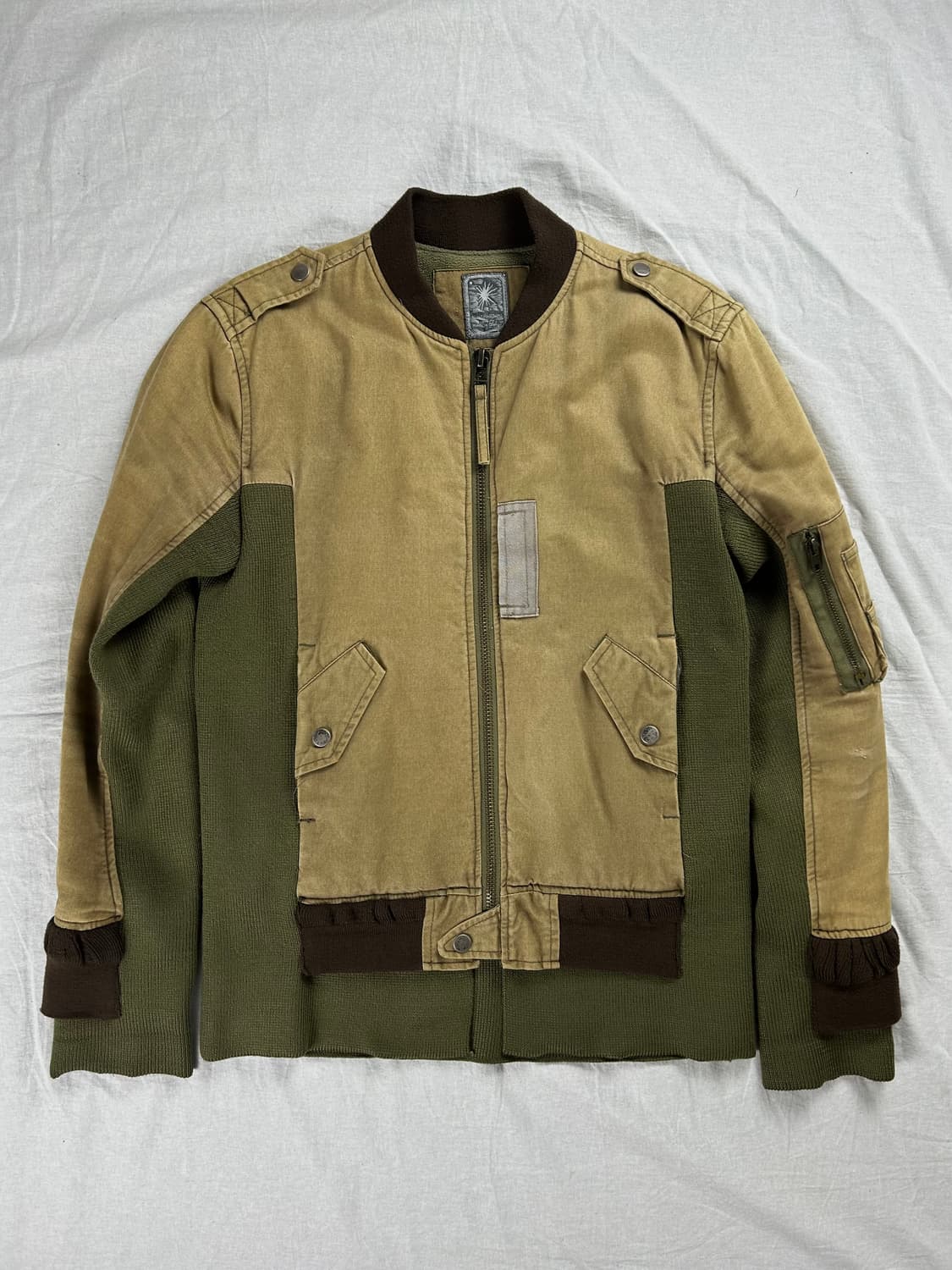 MIHARA YASUHIRO  하이브리드 봄버 자켓 상품이미지3