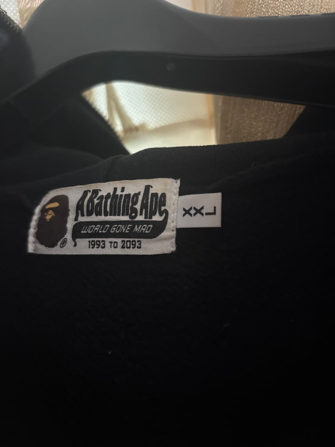 [2xl]베이프 샤크 블루 카모 후드집업 블랙 상품이미지2