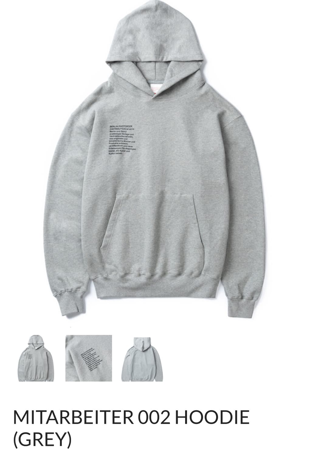 berlinphotobookdistribution 002 hoodie 상품이미지3