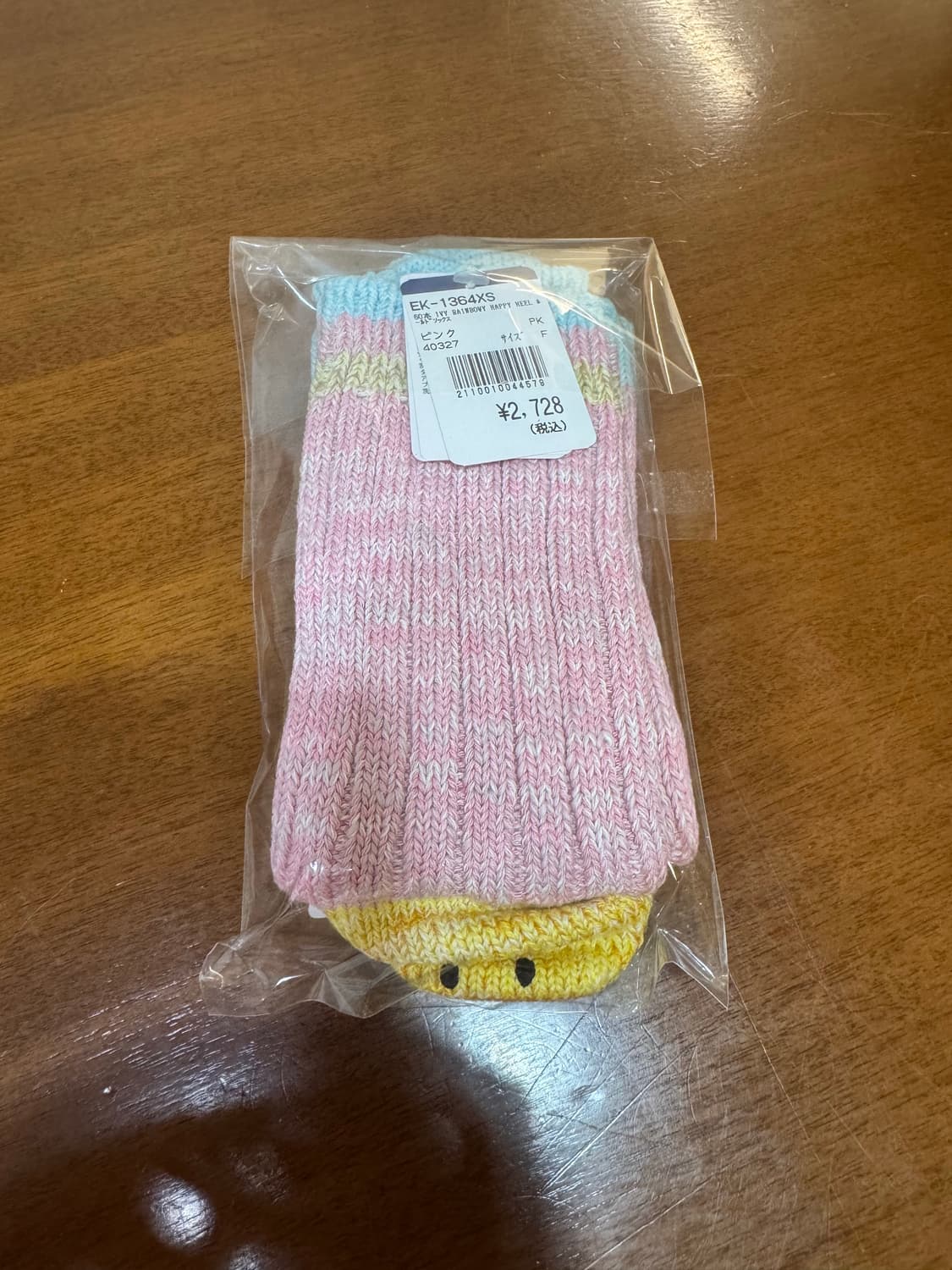 캐피탈 60 피스 아이비 레안보위 해피 힐 핑크 양말 (새상품) 상품이미지6