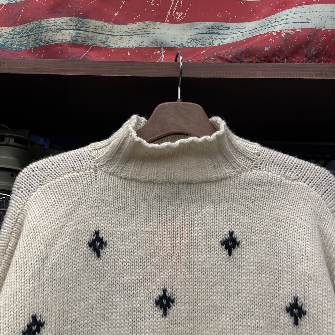 90s 폴로 랄프로렌 스키 핸드 울 목폴라 니트 스웨터 상품이미지4