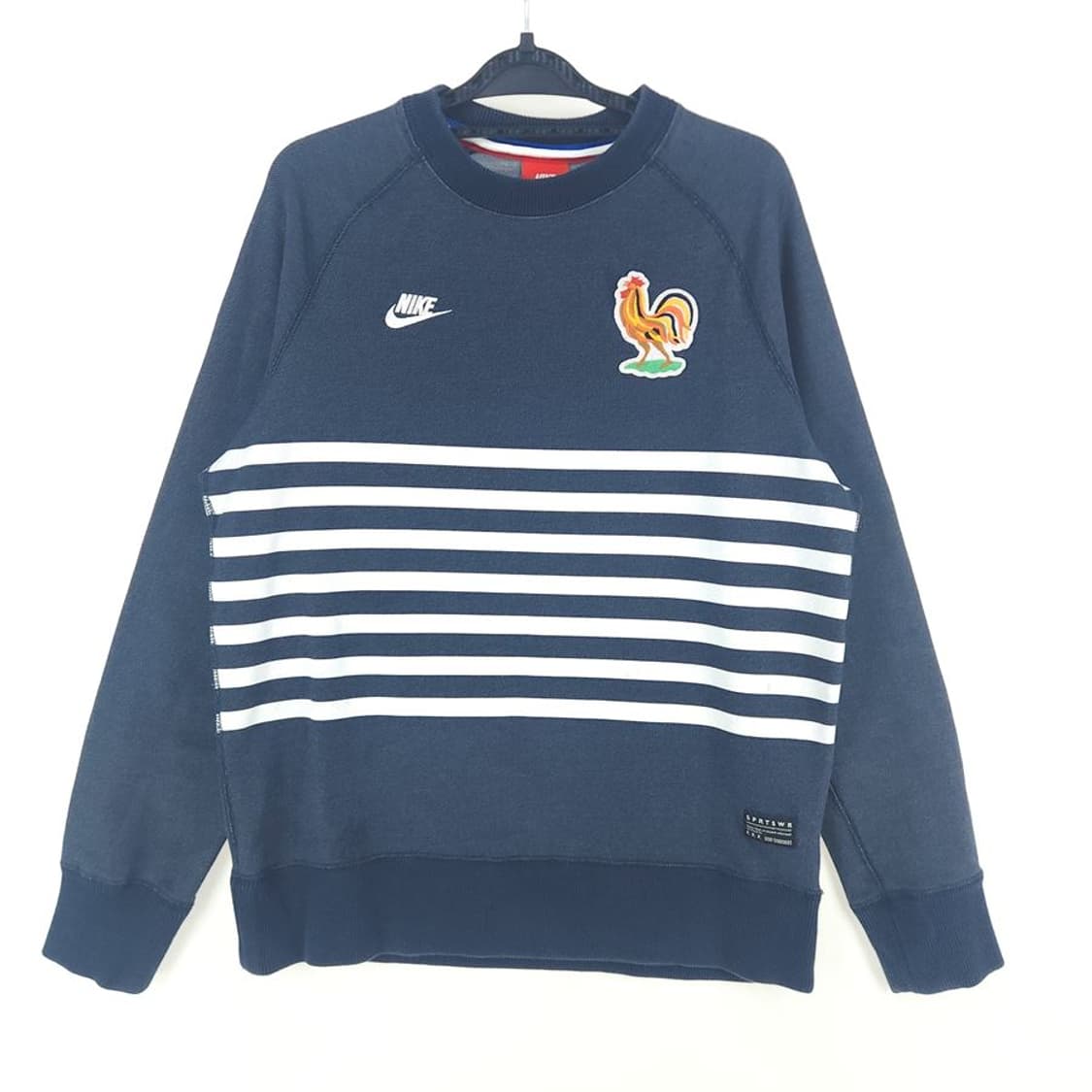 [남L(95)]나이키 네이비 커버트 브레톤 맨투맨[Y61-189] 상품이미지1