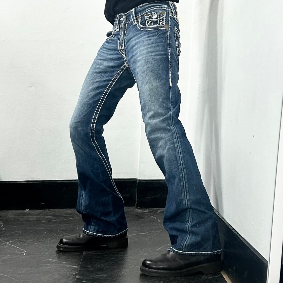 트루릴리전 월드투어 부츠컷 데님 팬츠 상품이미지3