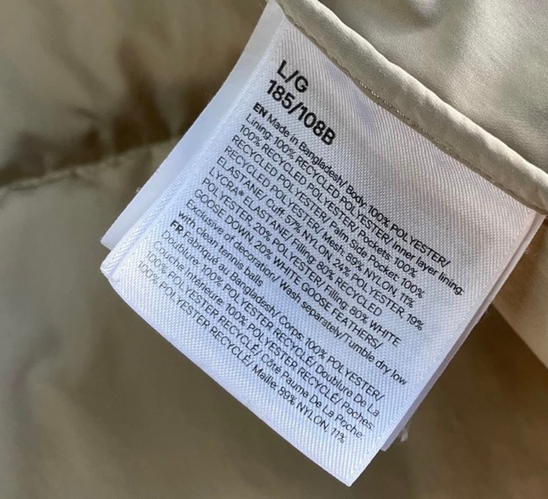 룰루레몬 Wunder Puff 600 구스 패딩ㅡ105사이즈 상품이미지9