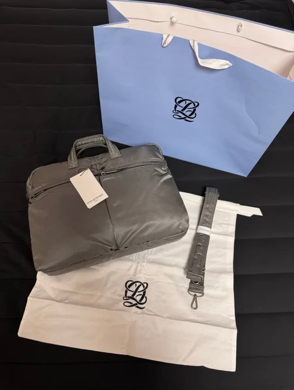 [새제품] 루이까또즈 26년 신상 뉴 헤리티지 나일론 브리프케이스 상품이미지3