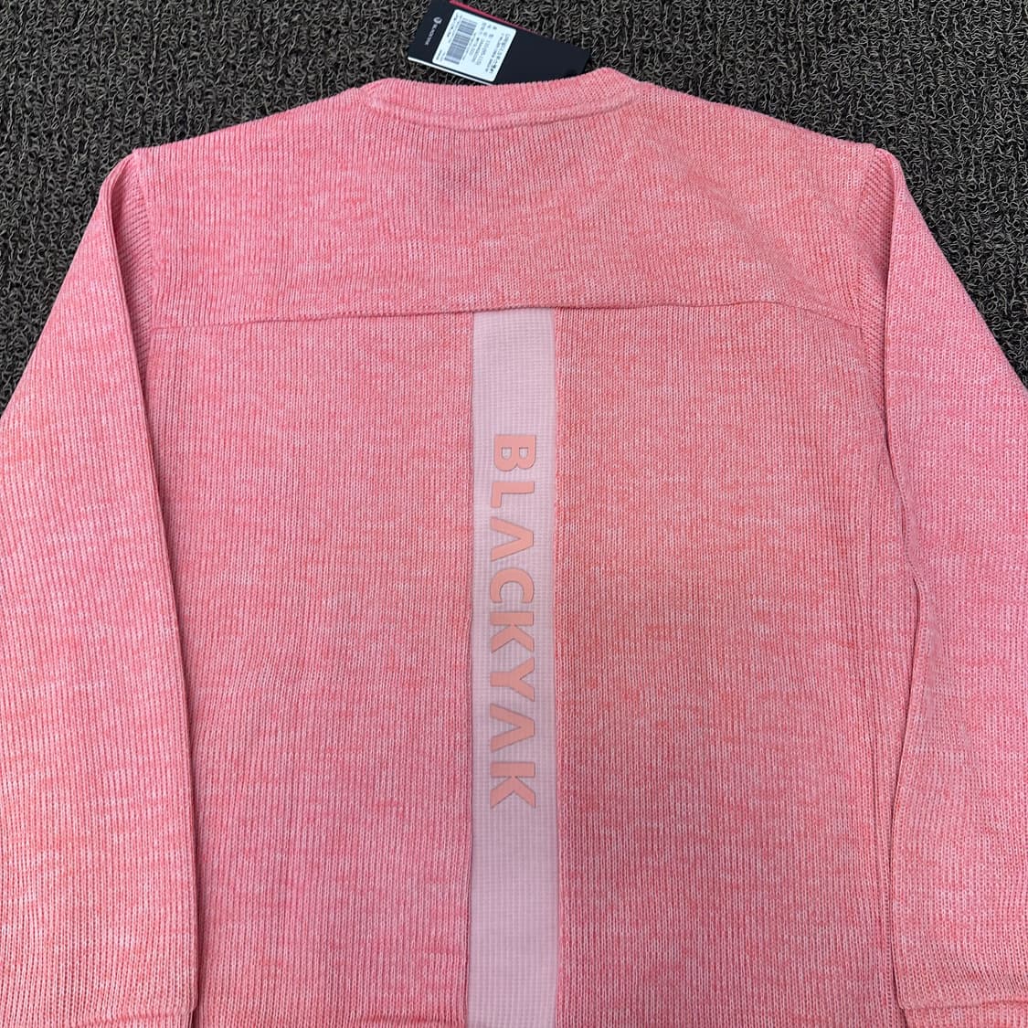 [새상품] 블랙야크 폴리 긴팔 니트 핑크 110(2XL) 상품이미지5