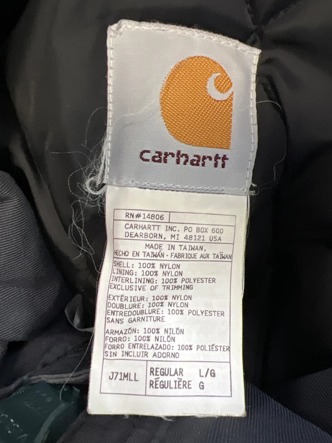 칼하트 J71 블리자드 워크쉴드 재킷 상품이미지3