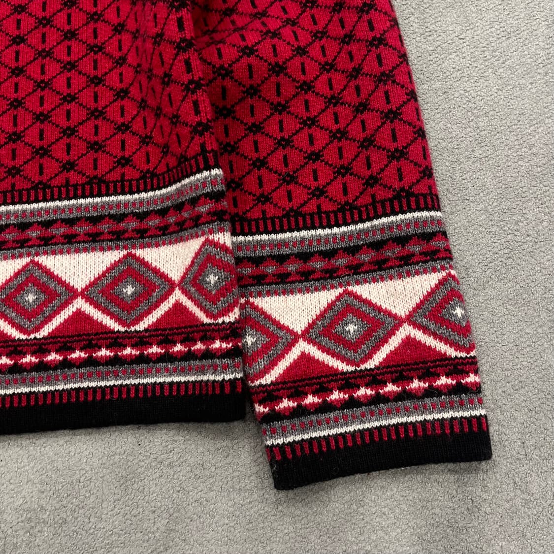 85 쥬시주디 노르딕 패턴 가디건 상품이미지3