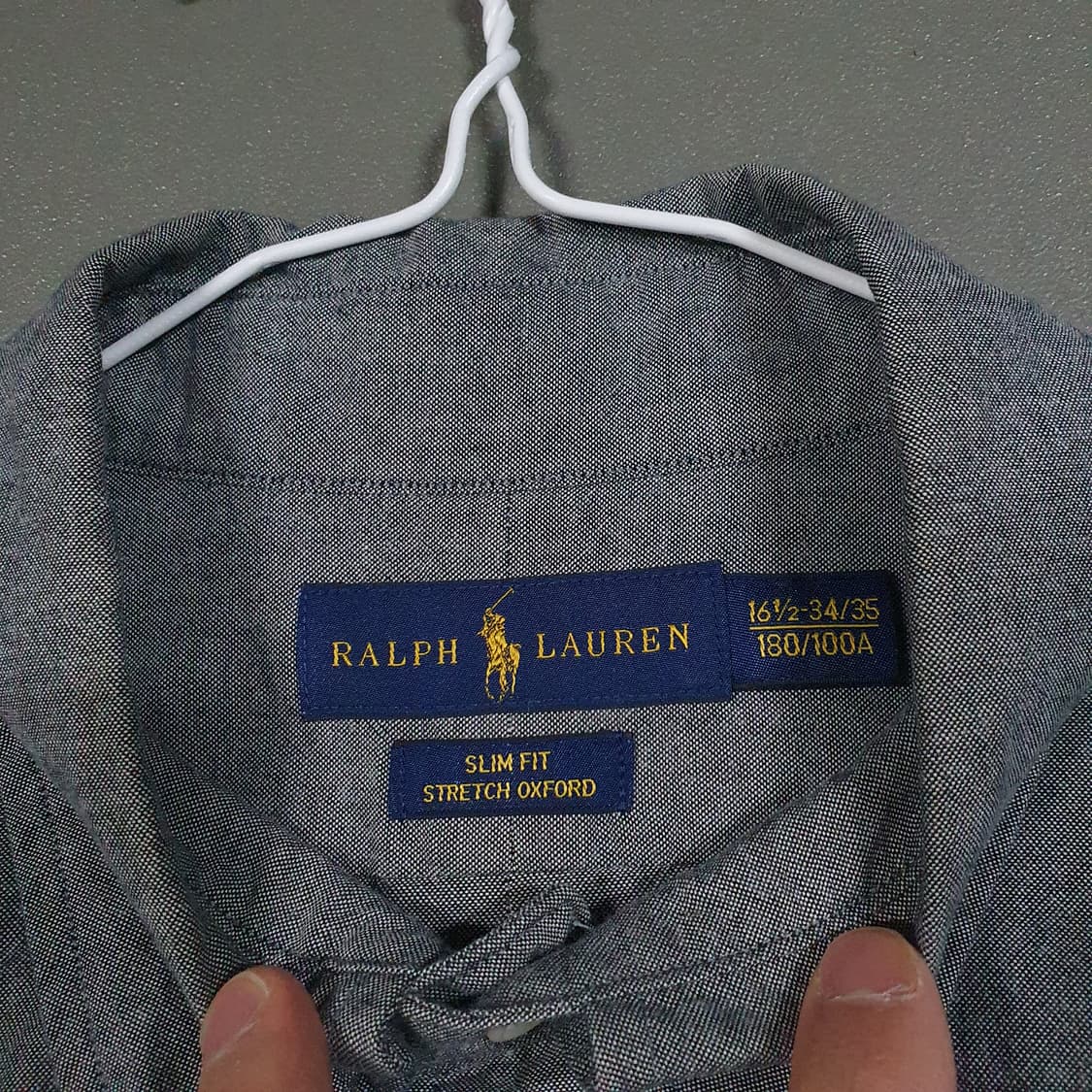 실측 XL) 폴로 랄프로렌 신형 포니 버튼다운 스트레치 옥스포드 셔츠 상품이미지5