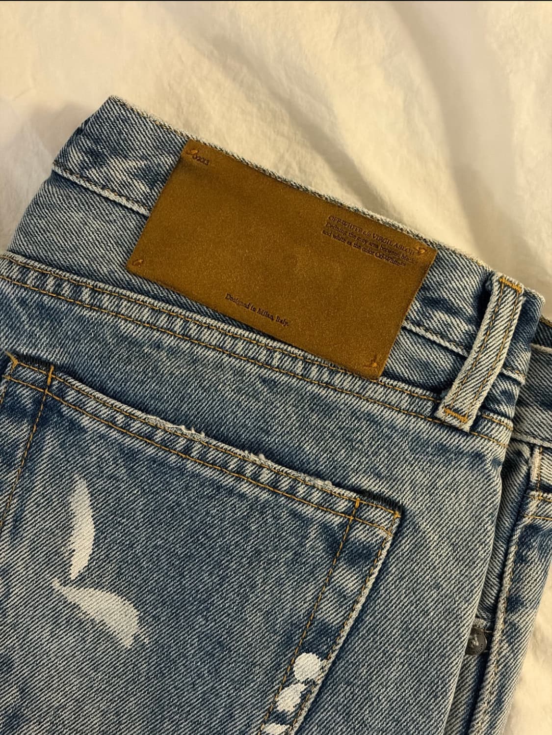 [이미 트렌드는 돌아오는 중] 오프화이트 데님 상품이미지1