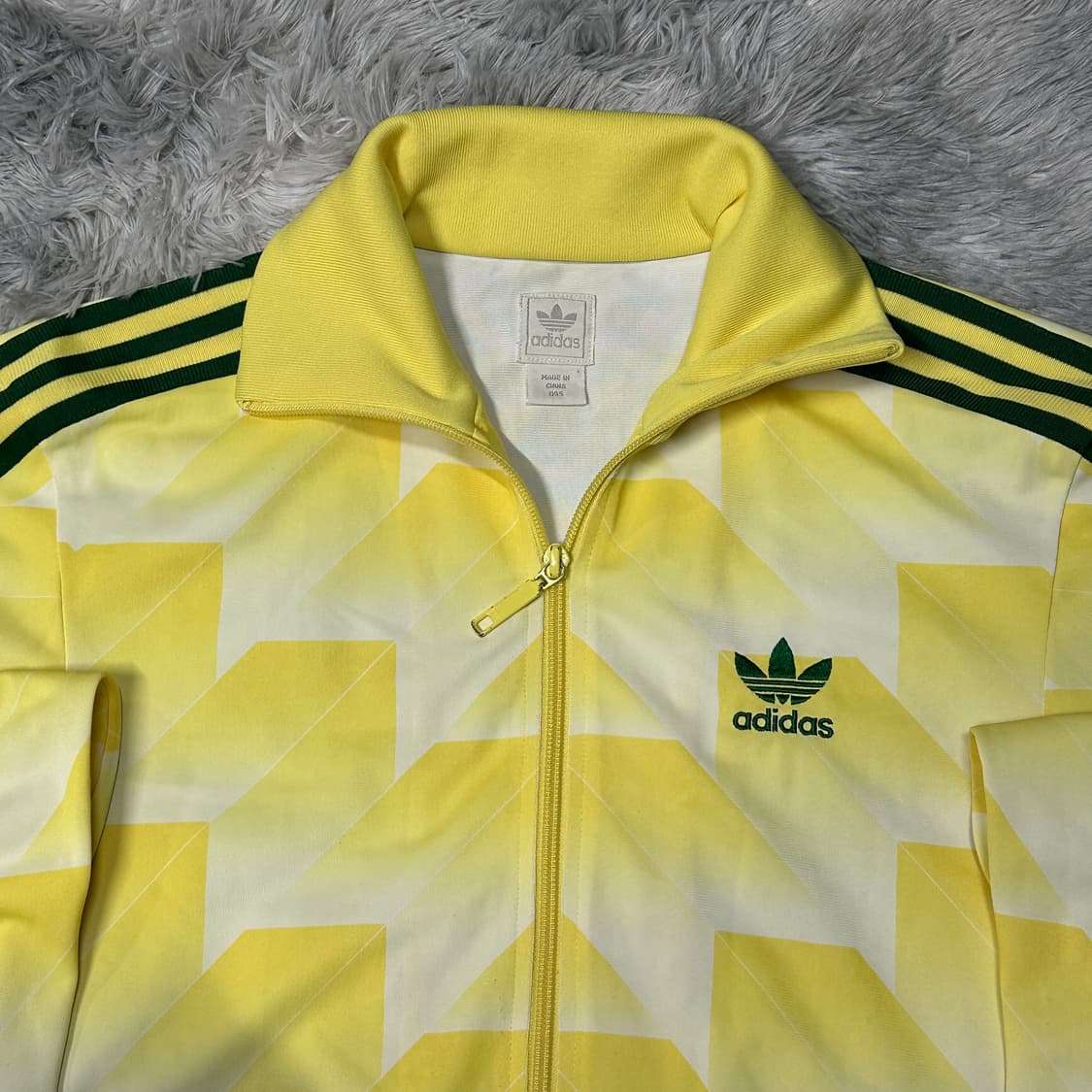 아디다스 풋볼 옐로우그린 트랙탑 m 상품이미지2