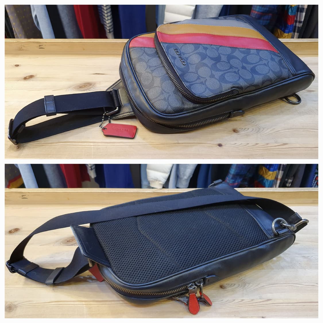 코치 레더 슬링백 상품이미지4