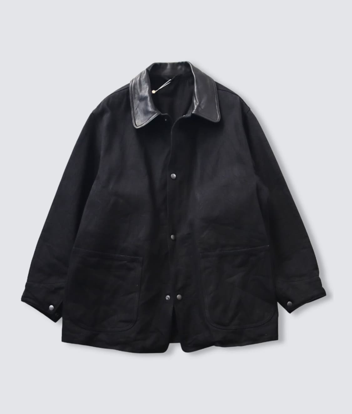 25AW 코모리 레더 워크 데님 자켓 1 상품이미지1