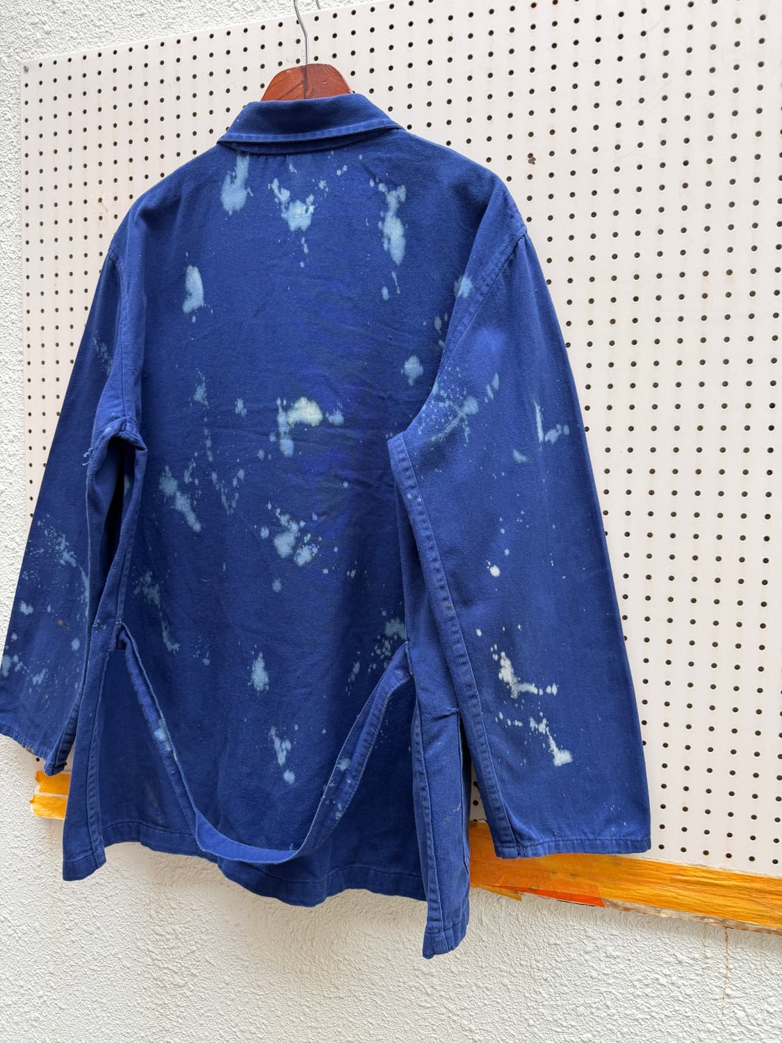 1980s DISTRESSED BLEACH FRENCH 프렌치워크자켓 상품이미지10