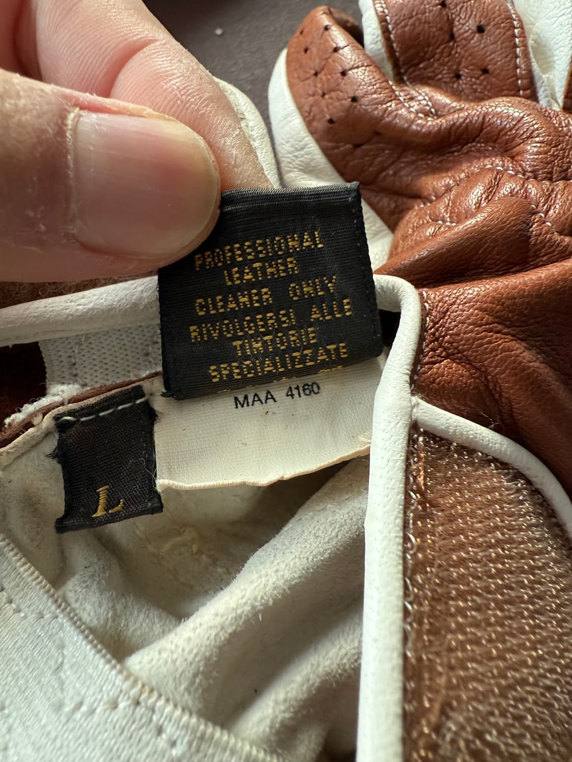 로로피아나 양가죽 골프장갑 L 정품 상품이미지5