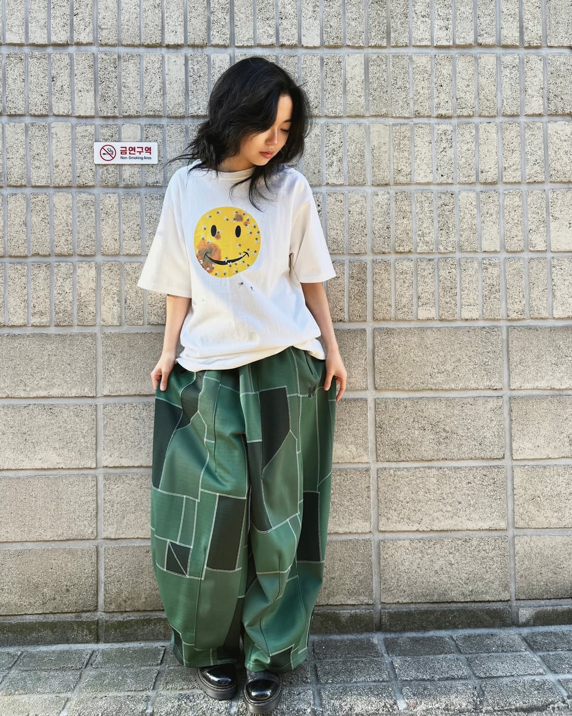 니들스 x 스튜디오스 패치워크 HD 트랙팬츠 상품이미지5