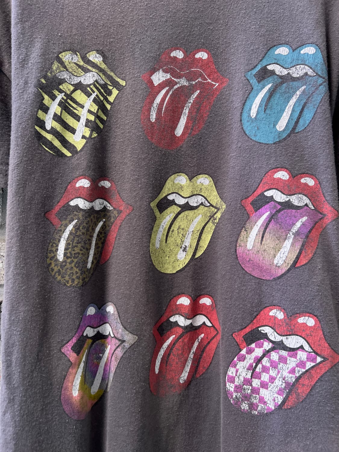 [XS]The Rolling Stones 롤링스톤스 우먼스 로고 락티셔츠 상품이미지2