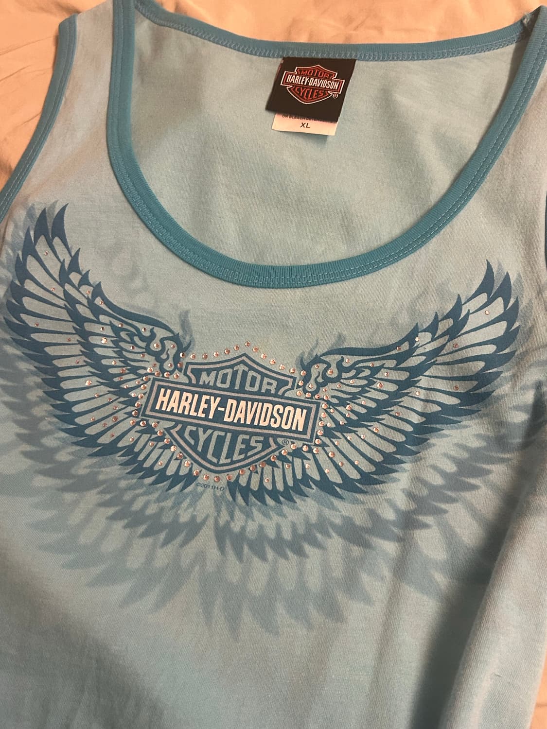 Harley davidson 할리데이비슨 펑크 y2k 와투케 나시티 상품이미지2