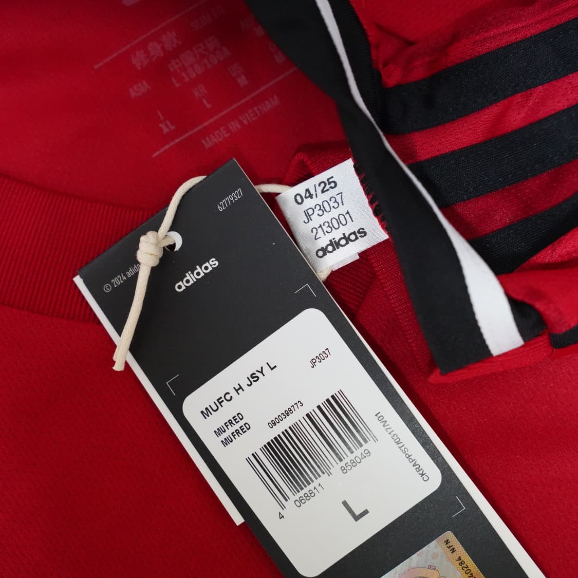 [국내 L][긴팔] 25/26 맨유 브루노 페르난데스 홈 유니폼 상품이미지9