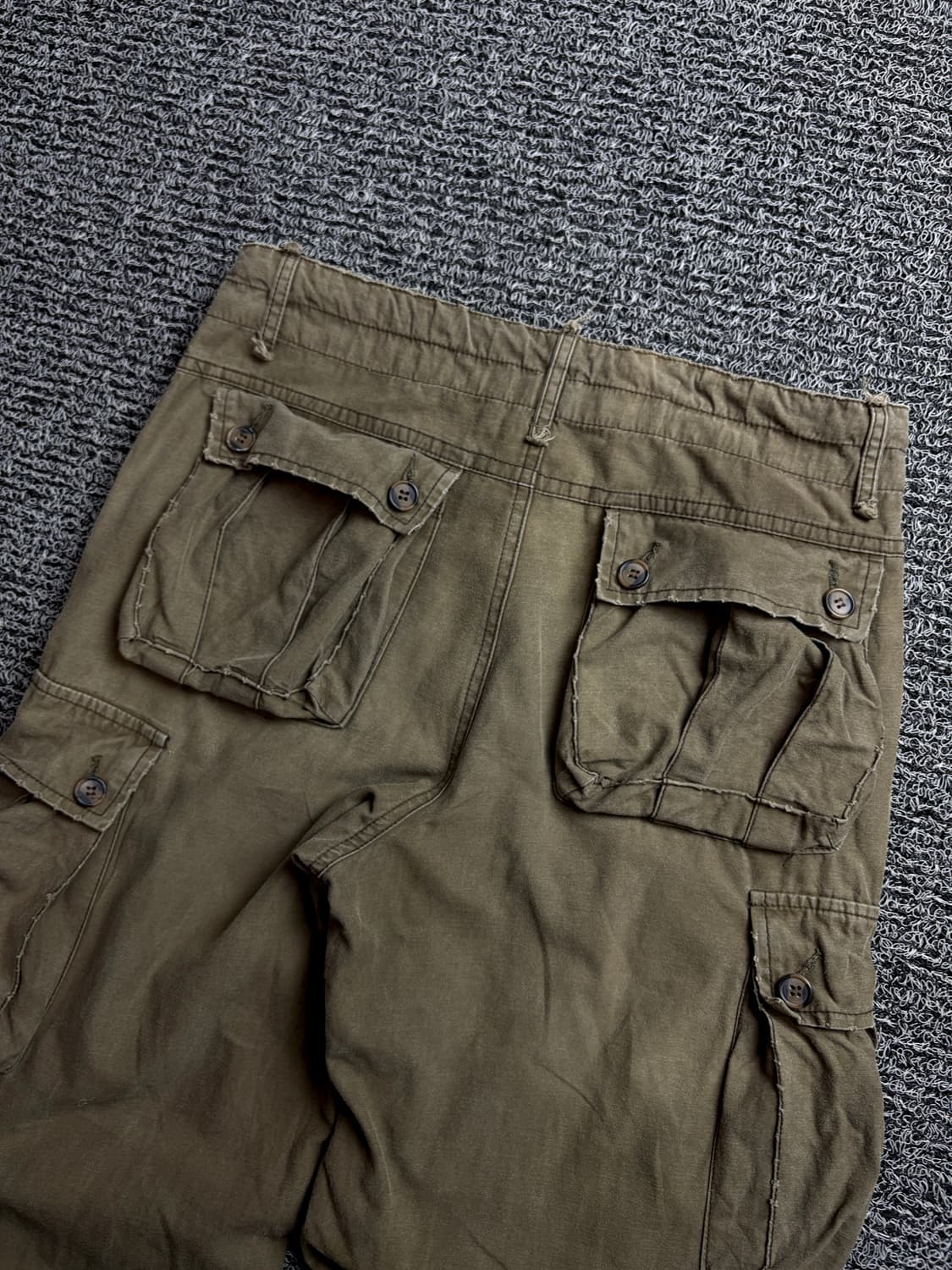 00s Y2K 빈티지 멀티포켓 카고 퍼티그 팬츠 1441 상품이미지6