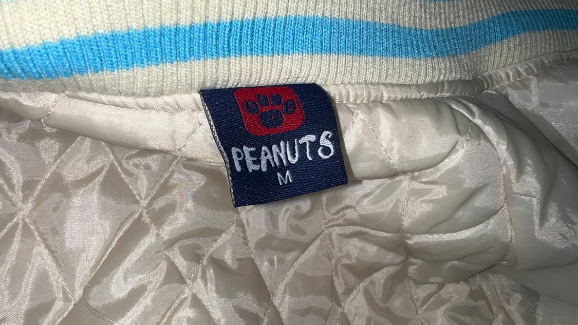 PEANUTS SNOOPY 벚꽃 자수 스카쟌 • 일본 빈티지 Y2K 점퍼 상품이미지5