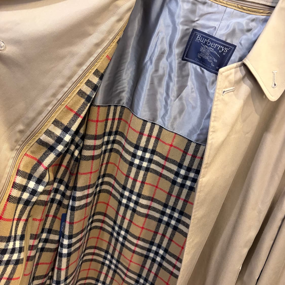 버버리 정품 싱글 트렌치 코트 자켓 내피포함 상품이미지4