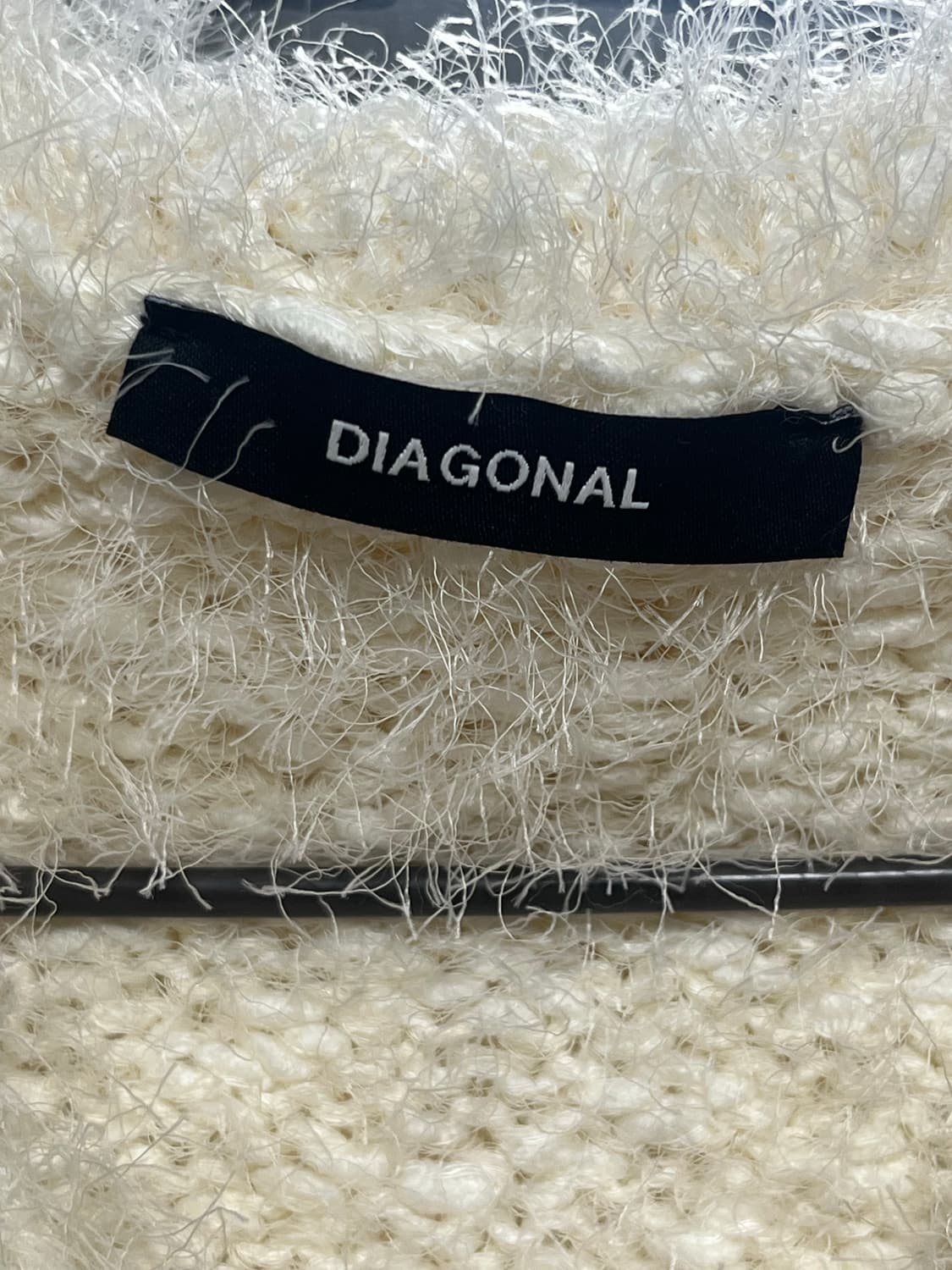 다이애그널 세일러 니트 가디건 아이보리 상품이미지5