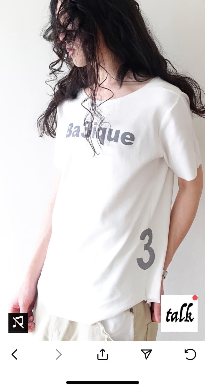샵페어리 loose logo t-shirt (ivory) 상품이미지1
