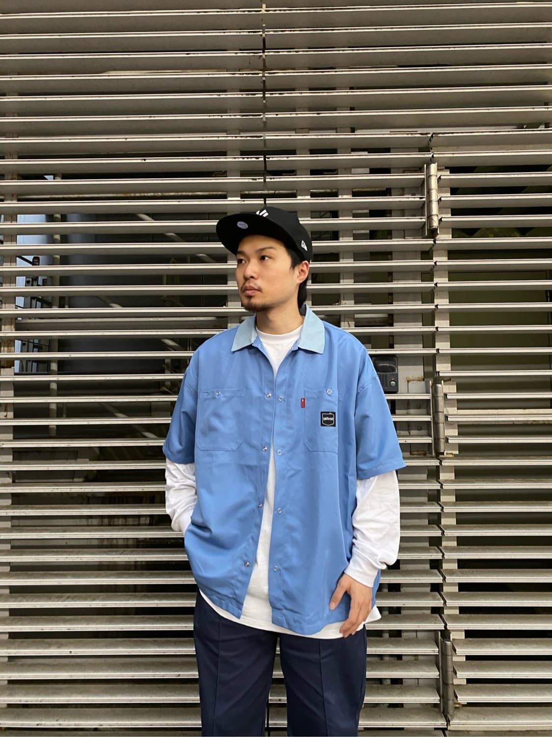 WHO'S WHO gallery Dot Button S/S Shirt 상품이미지2
