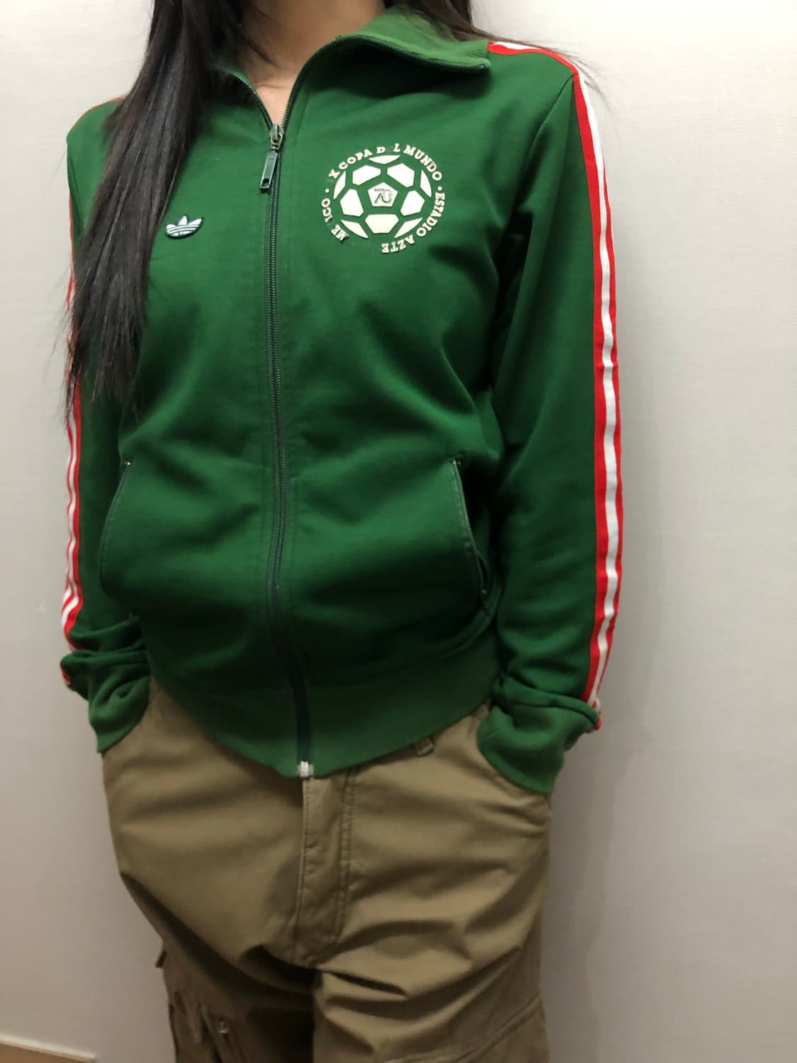 빈티지 아디다스 멕시코 그린 져지 상품이미지2