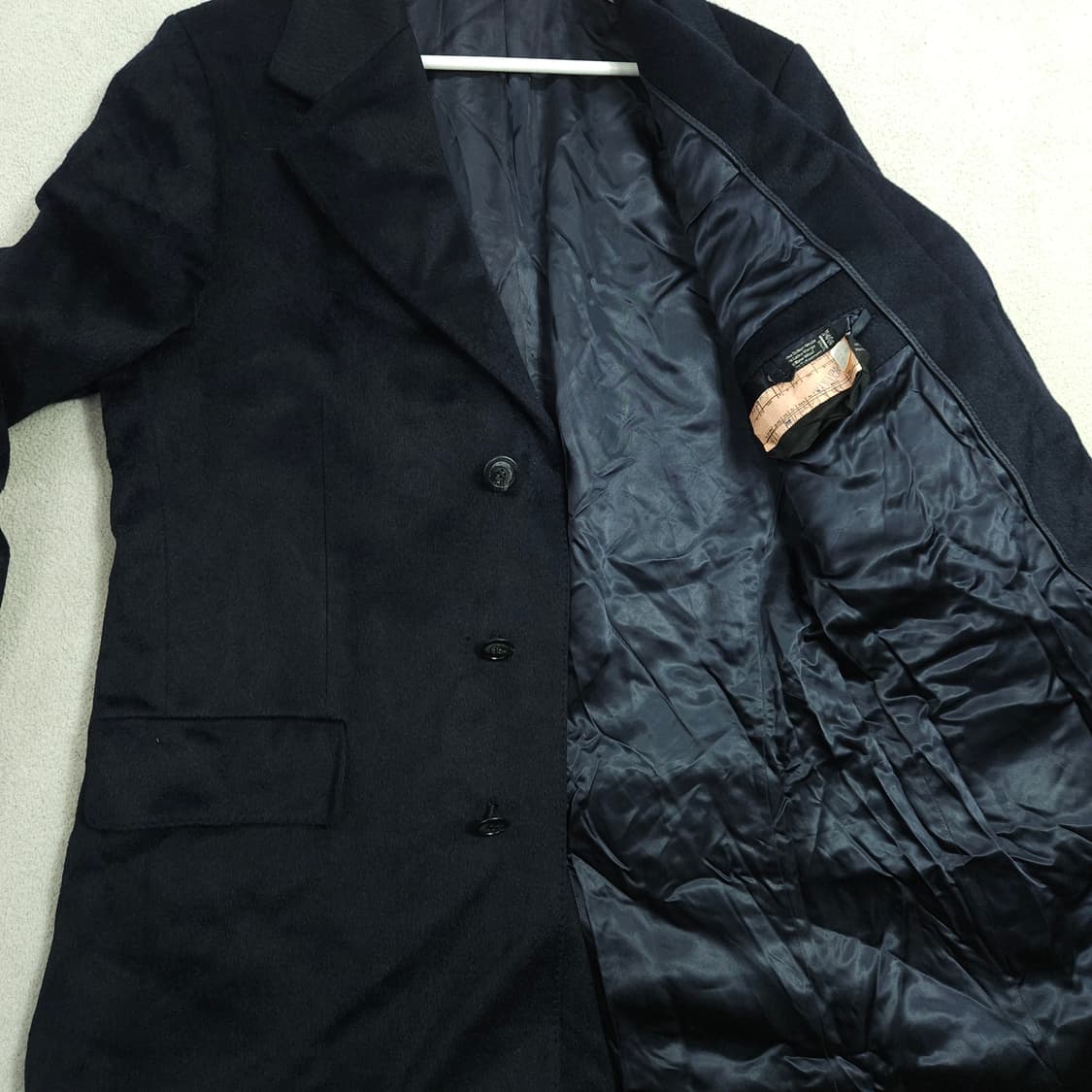 빈티지 버진울 송치 코트 상품이미지5