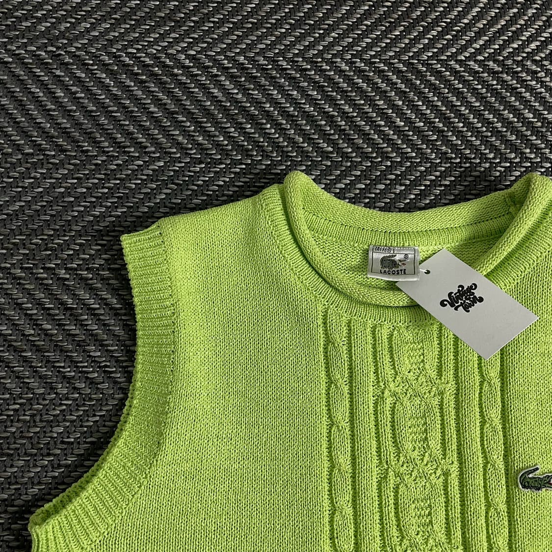라코스테 우먼스 아카이브 니트 베스트o 2856 상품이미지3