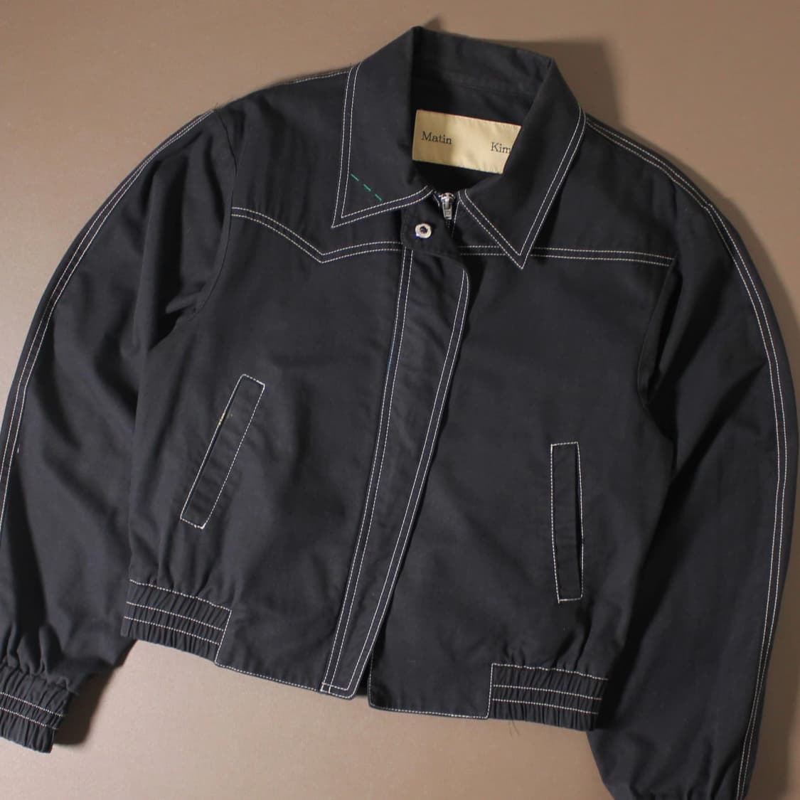 Matin Kim 마땡킴 미니멀 워크웨어 크롭 자켓 상품이미지2