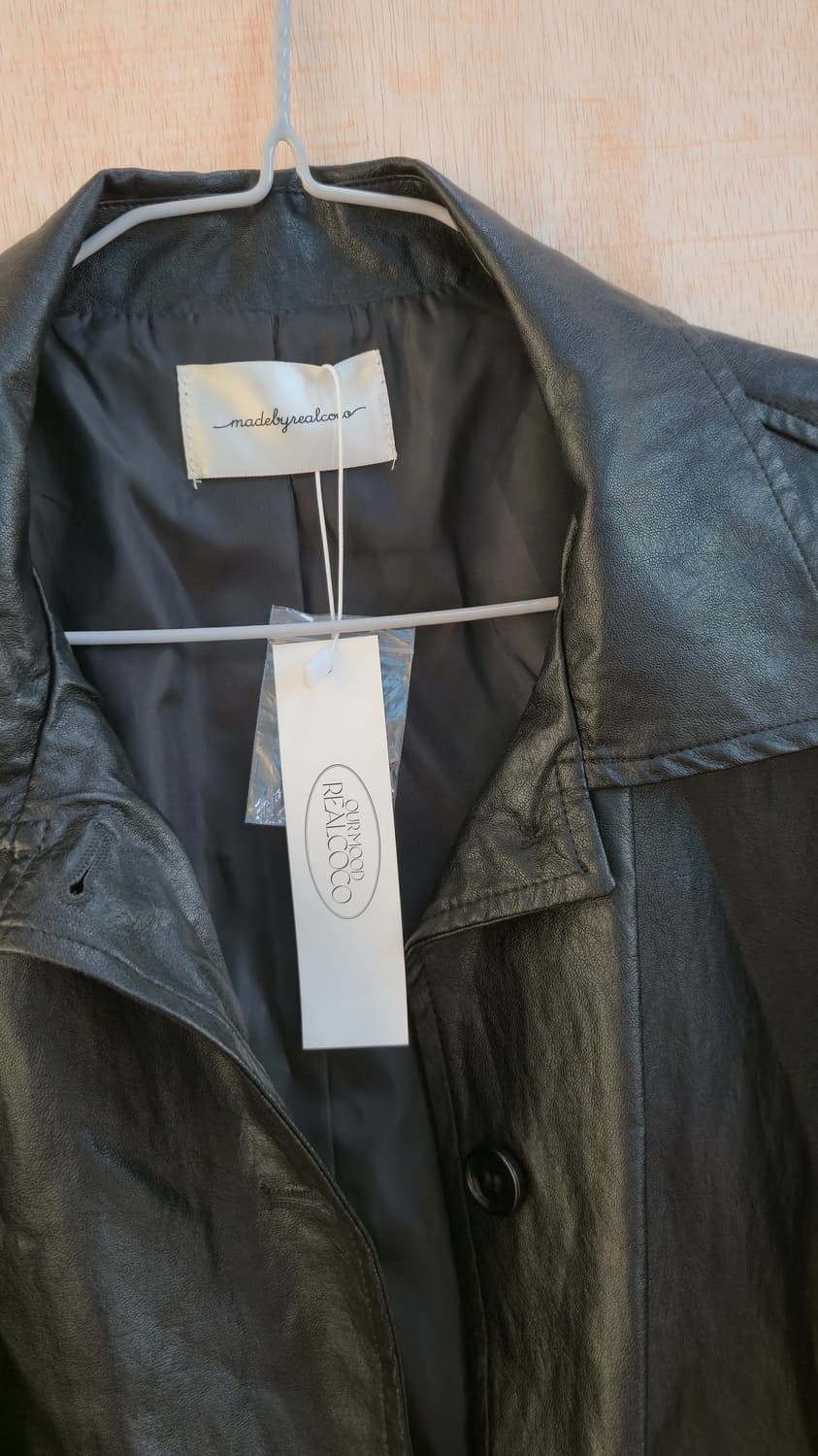 블랙 레더 가죽 자켓 black leather jacket 상품이미지4