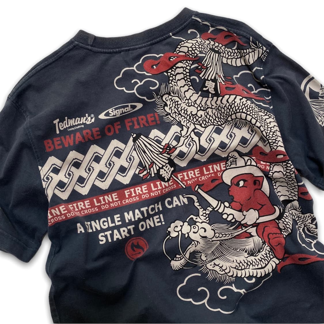 테드 컴퍼니 FIRE LINE 프린팅 반팔 티셔츠 상품이미지7