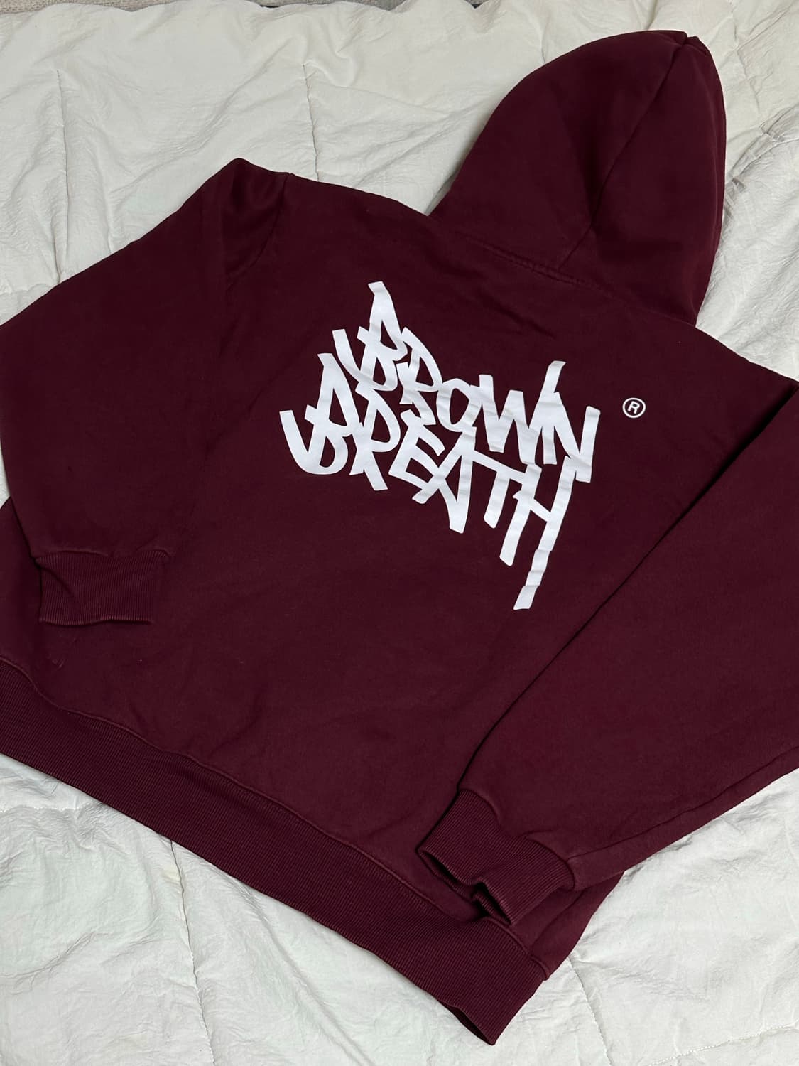 브라운브레스   버건디 후드티 라지 상품이미지2