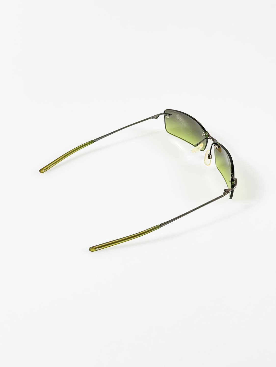 90s DOMON 무테 스퀘어 그라디언트 틴트 빈티지 선글라스 상품이미지4