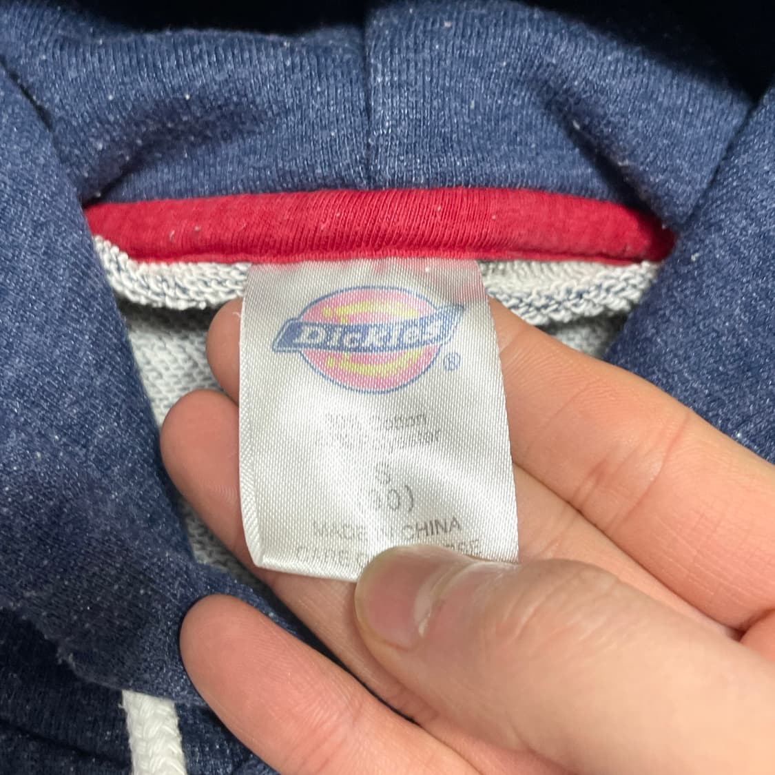 디키즈 스펠로고 블루 후드티셔츠 남성S 상품이미지4