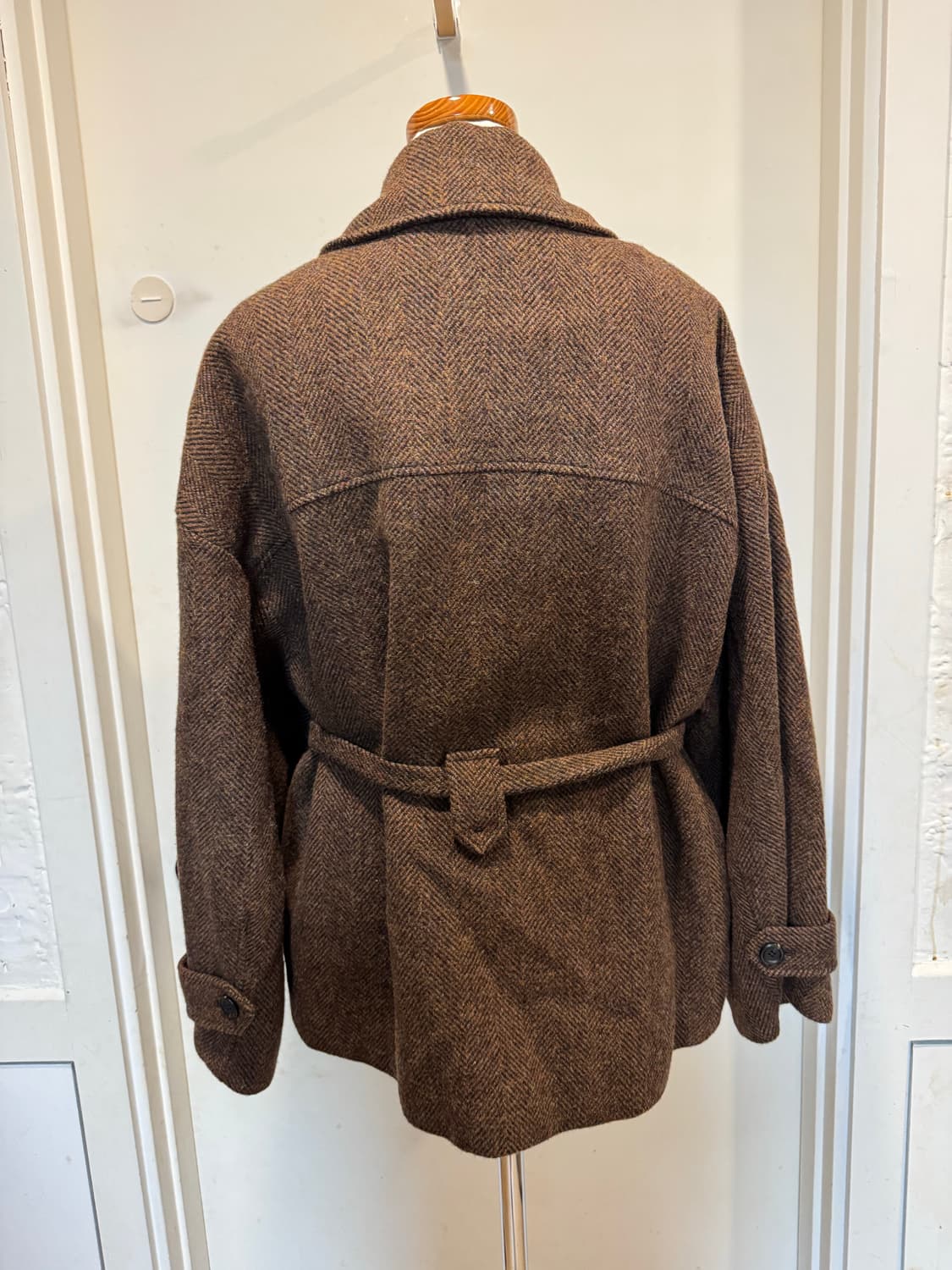 vov 보브 헤링본 울 코트 상품이미지8