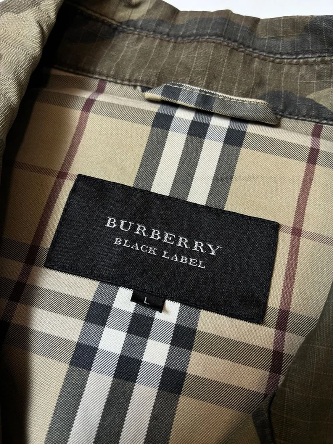 버버리 블랙라벨 00's 재팬 립스탑 카모플라쥬 자켓 PN8918 상품이미지7