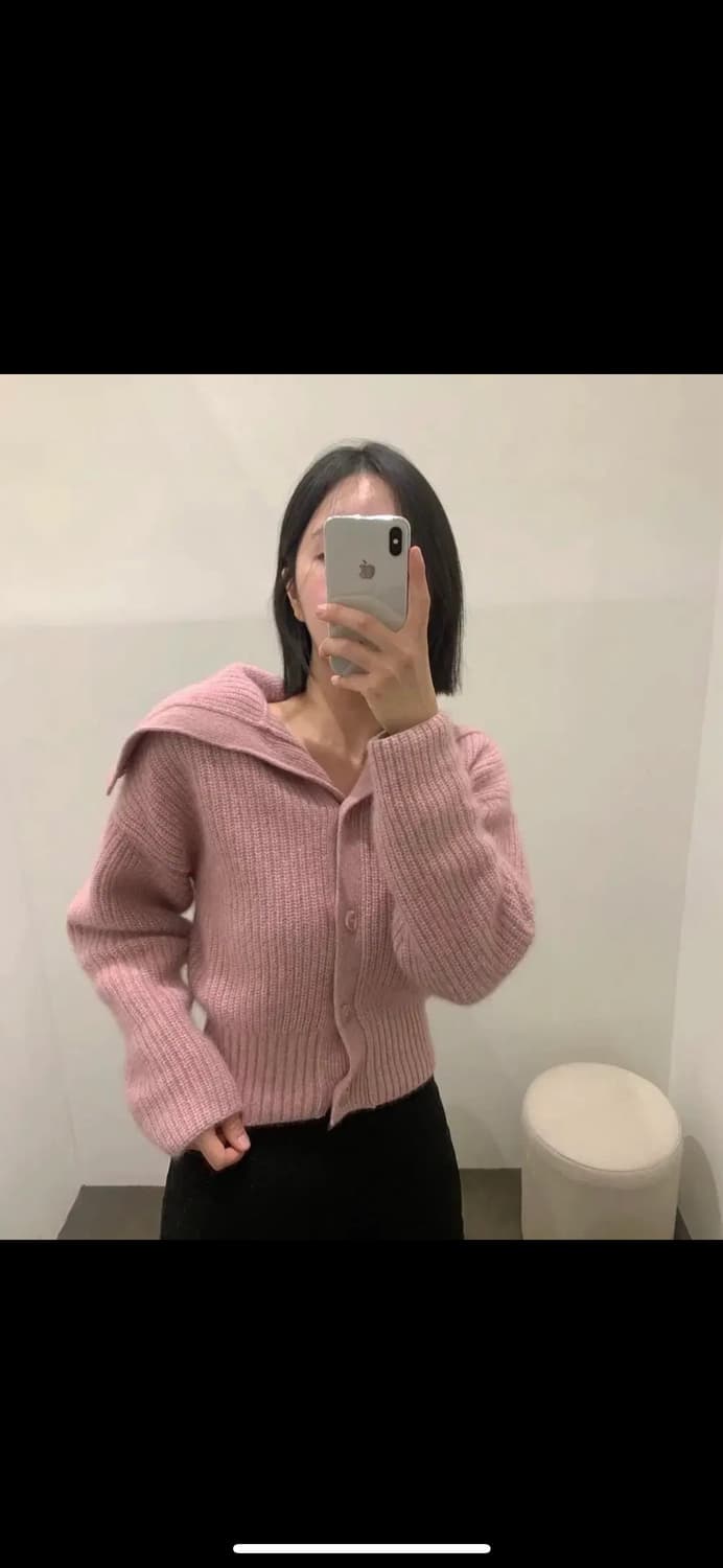 블러썸에이치컴퍼니 루엔 리버시블 니트 가디건/터틀넥 블랙 상품이미지4