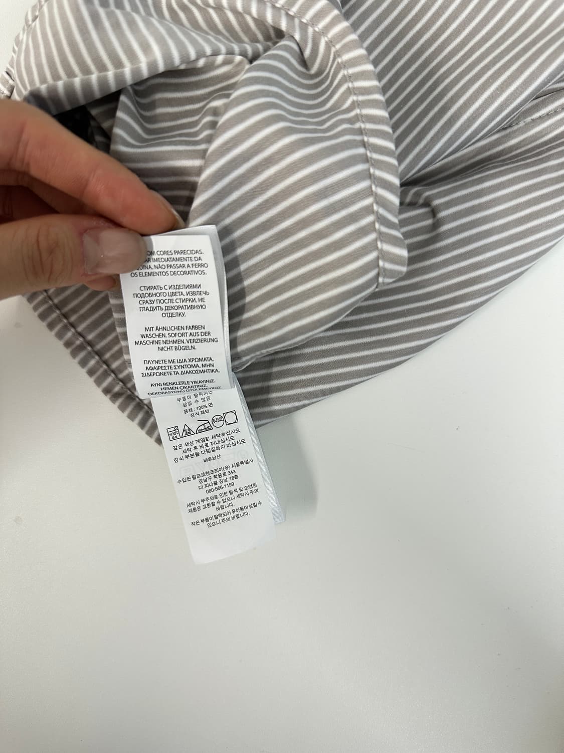 Polo 폴로 랄프로렌 QR현행 스트라이프 셔츠 (M) 상품이미지6