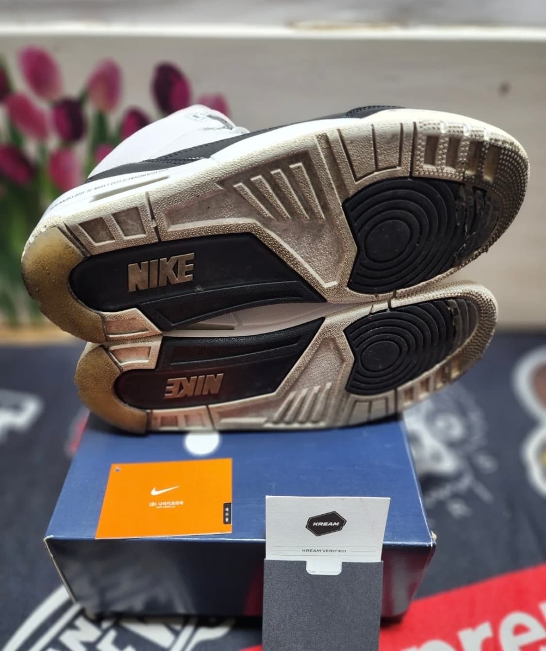 조던3x프라그먼트 SP 블랙화이트 상품이미지4