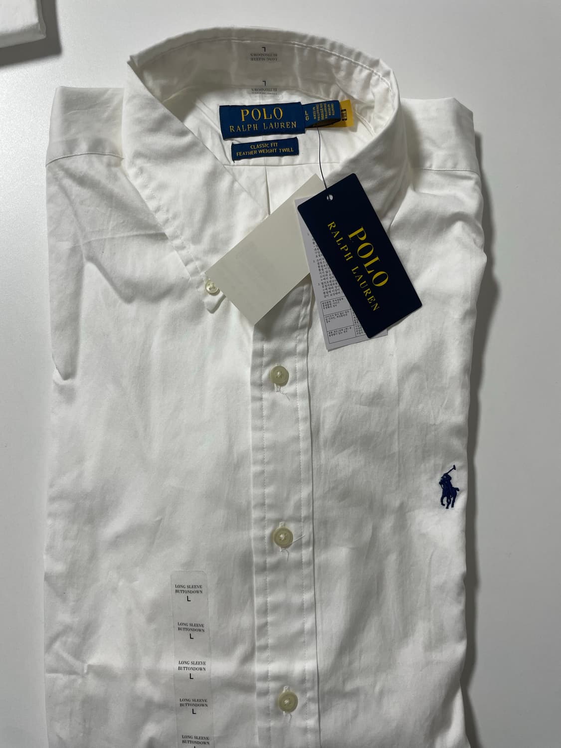 (새상품) polo 폴로 랄프로렌 화이트 정장 신형 셔츠  상품이미지7