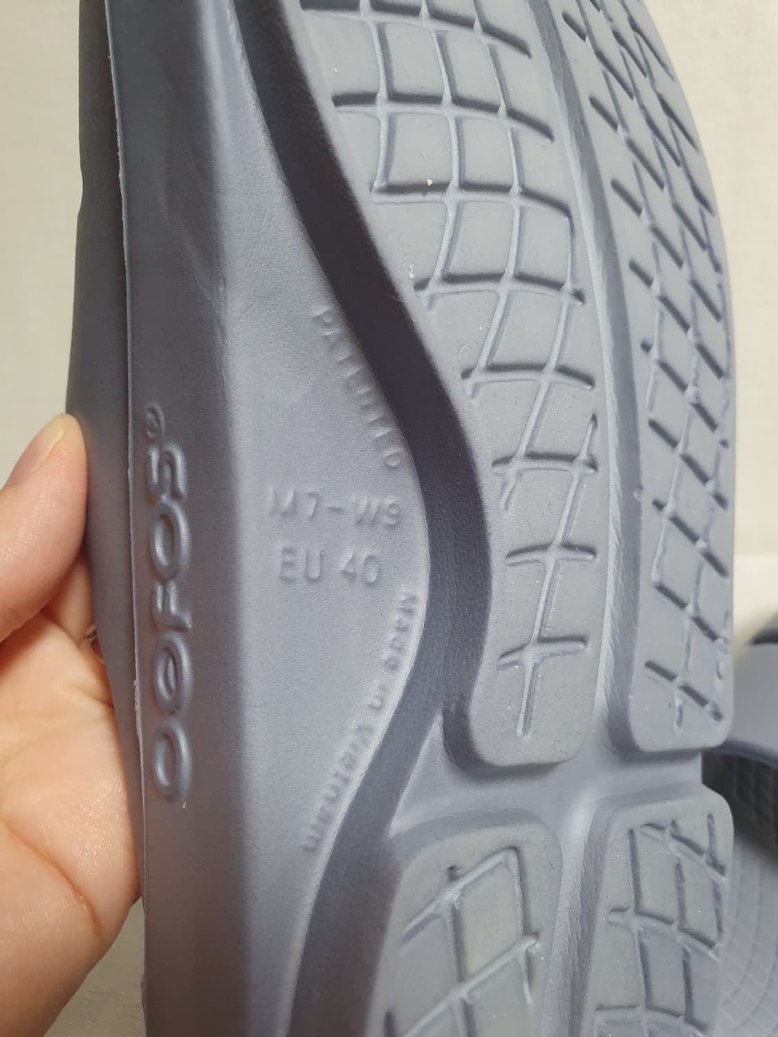 택포가 260mm 우포스 슬리퍼 냅튠 블루 슬라이드 상품이미지9