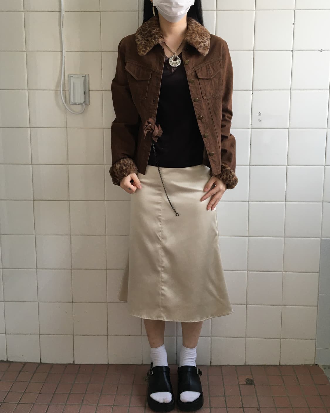 Fake fur point jacket 상품이미지7