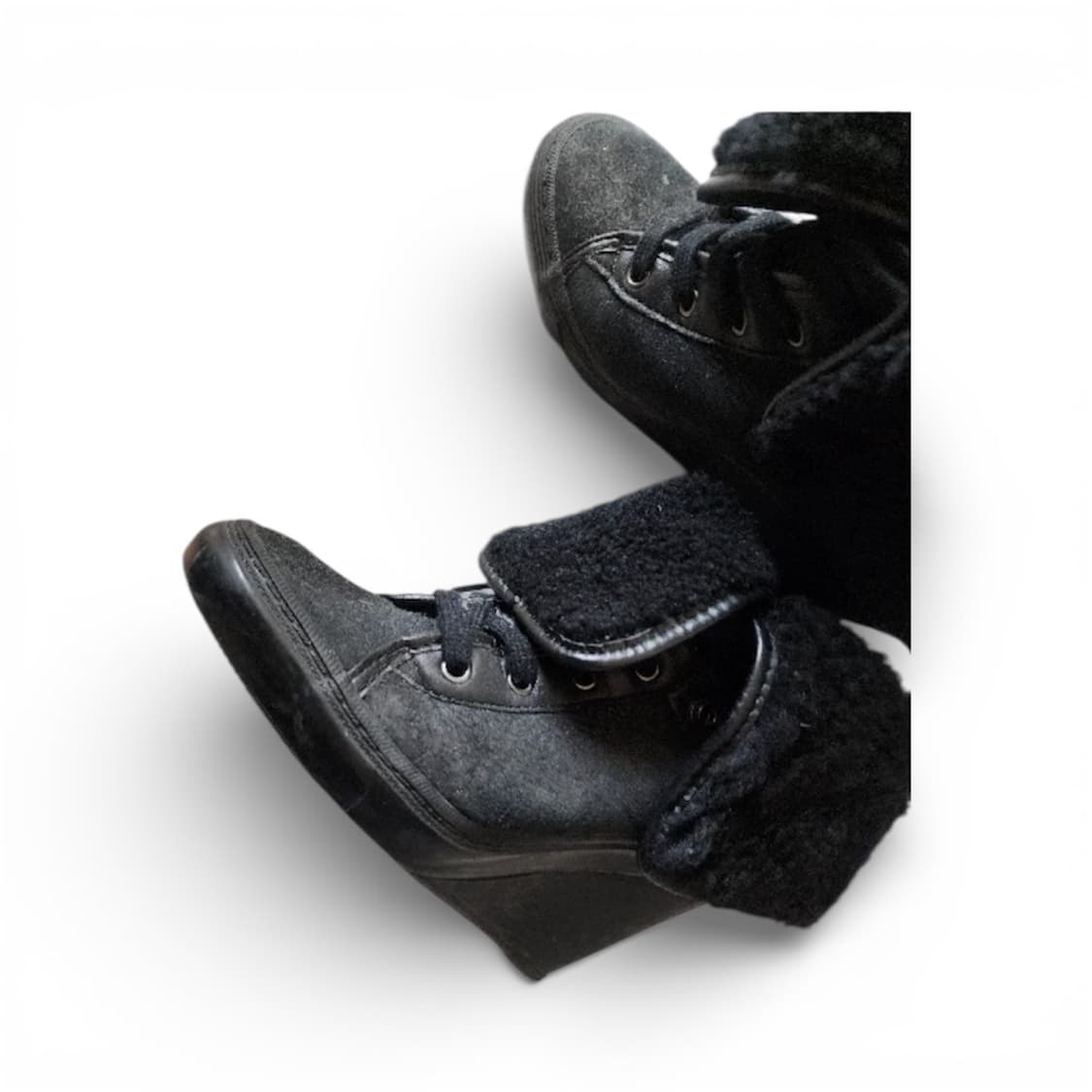 Ash 퍼 웨지힐 부츠 37 상품이미지2