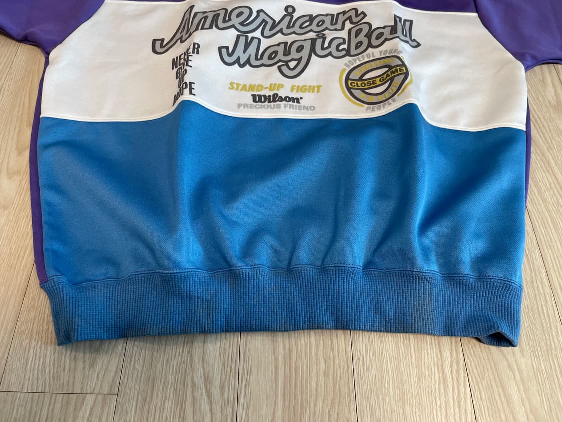 윌슨 90s 올드 스웻셔츠 맨투맨 4번 Wilson OLD 1990 XL 상품이미지5