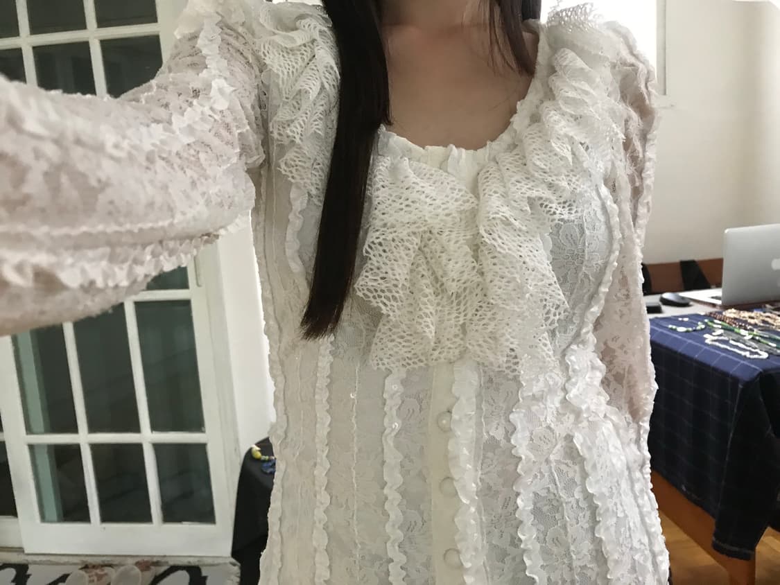 vintage lace blouse 상품이미지5