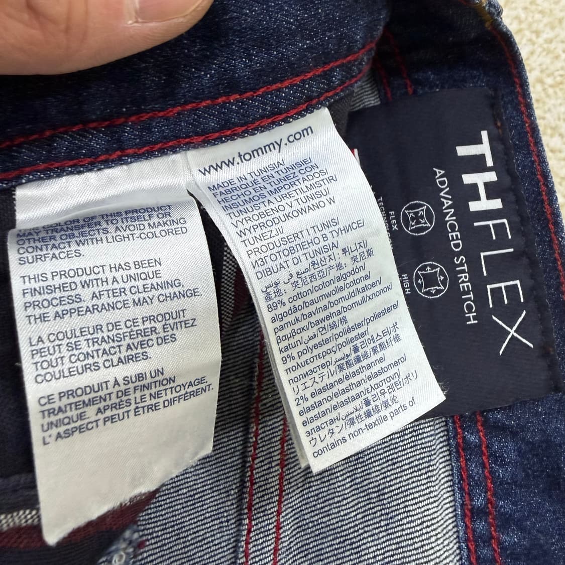 34/32 타미힐피거 슬림핏 데님팬츠 0210T 상품이미지5